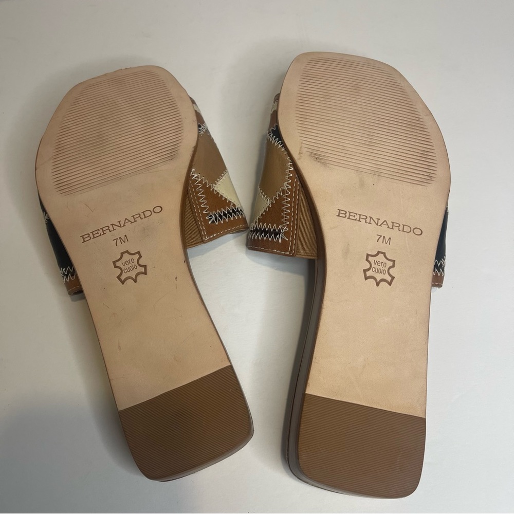 Bernardo Patchwork Obrie Sandals - image 8